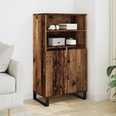 Vidaxl Skříň highboard old wood 60 x 36 x 110 cm kompozitní dřevo