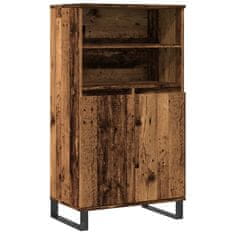 Vidaxl Skříň highboard old wood 60 x 36 x 110 cm kompozitní dřevo