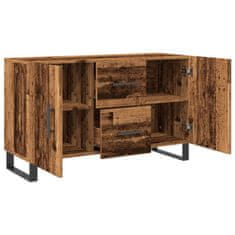 Vidaxl Příborník old wood 100 x 36 x 60 cm kompozitní dřevo