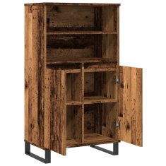 Vidaxl Skříň highboard old wood 60 x 36 x 110 cm kompozitní dřevo