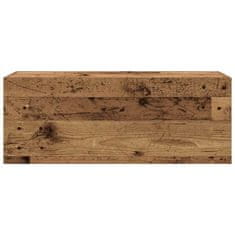 Vidaxl Koupelnová nástěnná skříňka old wood 80 x 25 x 30 cm kompozit