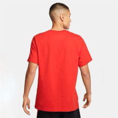 Nike Tričko červené XL Tee 12mo Swoosh Sp24