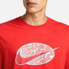 Nike Tričko červené XL Tee 12mo Swoosh Sp24