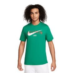 Nike Tričko zelené XS Tee Club Ssnl Hbr