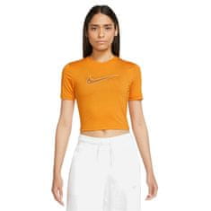 Nike Tričko oranžové S W Nsw Tee Slim Crp Swoosh