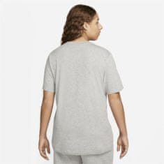 Nike Tričko šedé S M Nsw Tee 12mo Swoosh