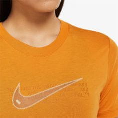 Nike Tričko oranžové S W Nsw Tee Slim Crp Swoosh