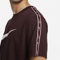 Nike Tričko hnědé XL Nsw Repeat Ss Tee