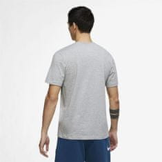 Nike Tričko šedé XL M Nsw Tee Esntl Blk Fl