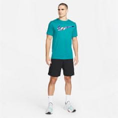 Nike Tričko tyrkysové L K Df Tee Sc