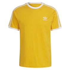 Adidas Tričko na trenínk žluté XL 3-stripes Tee