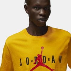 Nike Tričko žluté L Jumpman Jordan Air Wm Tee