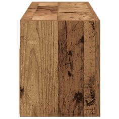 Vidaxl Koupelnová nástěnná skříňka old wood 80 x 25 x 30 cm kompozit