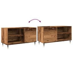 Vidaxl Skříňka na LP desky old wood 84,5 x 38 x 48 cm kompozitní dřevo