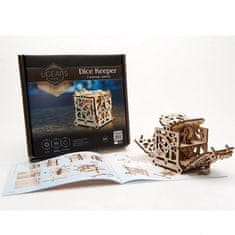 UGEARS 3D mechanický model - Games, Dice Keeper