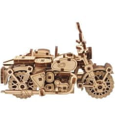 UGEARS 3D mechanický model - Hagridova létající motorka, Harry Potter