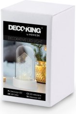 DecoKing Vánoční lampička CHRISTMAS teplá bílá