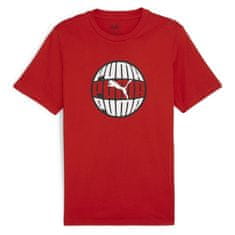 Puma Tričko červené S Graphics Circular Tee