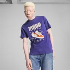 Puma Tričko modré XXL Graphics Sneaker Tee