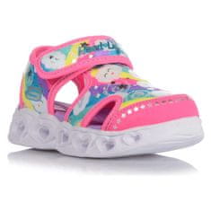 Skechers Sandály růžové 28 EU Heart Lights