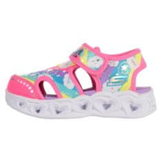 Skechers Sandály růžové 28 EU Heart Lights