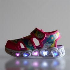 Skechers Sandály růžové 28 EU Heart Lights