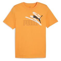 Puma Tričko oranžové XL Ess+ Logo Lab Tee