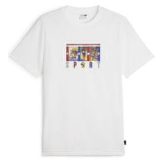 Puma Tričko bílé XL Graphics Sport Tee