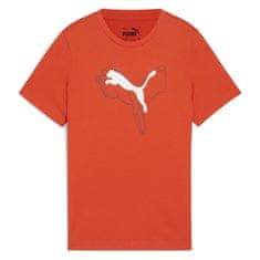 Puma Tričko oranžové XL Ess+ Logo Lab Graphic Tee