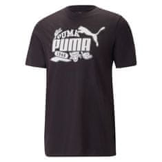 Puma Tričko černé L Graphics Icon Tee