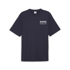 Puma Tričko tmavomodré XL Team Graphic Tee