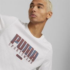 Puma Tričko bílé L Graphics Retro Tee