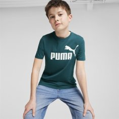 Puma Tričko zelené XS Ess Logo Tee