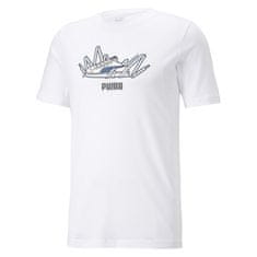 Puma Tričko bílé XL Sneaker Graphic Tee