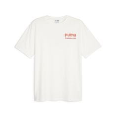 Puma Tričko bílé M Team Graphic Tee