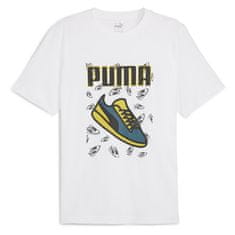 Puma Tričko bílé S Graphics Sneaker Tee