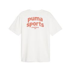 Puma Tričko bílé M Team Graphic Tee