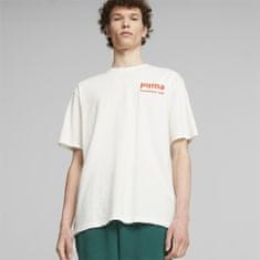 Puma Tričko bílé M Team Graphic Tee