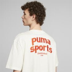 Puma Tričko bílé M Team Graphic Tee