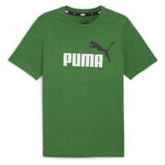 Puma Tričko zelené XL Ess+ 2 Col Logo Tee