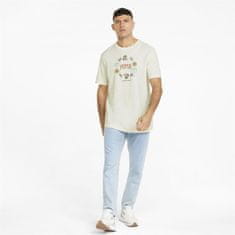 Puma Tričko béžové S Downtown Graphic Tee