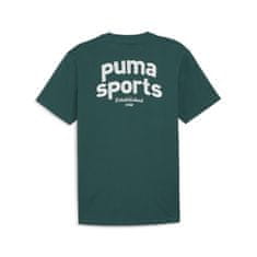 Puma Tričko zelené S Team Graphic Tee