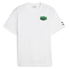 Puma Tričko bílé S Team Graphic Tee