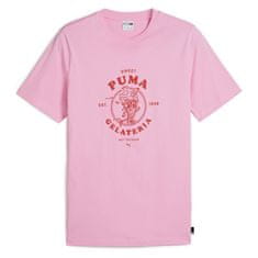 Puma Tričko růžové XL Graphics Gelateria Tee