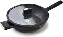 Allesken Hliníková pánev VALERIAN ILAG NON STICK 28 cm černá