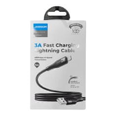 Joyroom JOYROOM USB - LIGHTNING KABEL PRO NABÍJENÍ / PŘENOS DAT 3A 1M ČERNÝ (S-1030M12)