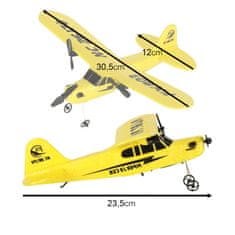 Ikonka Letadlo Na Dálkové Ovládání Rc Fx803 Piper 150Mah