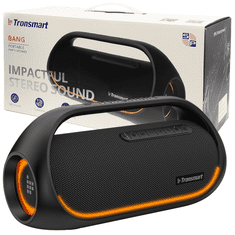 Tronsmart TRONSMART BANG VODĚODOLNÝ BEZDRÁTOVÝ BLUETOOTH REPRODUKTOR 60W S FUNKCÍ POWERBANKY ČERNÝ (723928)