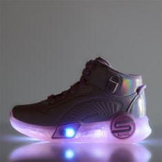 Skechers Boty růžové 29 EU S-lights Remix Pea