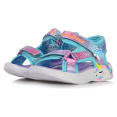 Skechers Sandály modré 22 EU Unicorn Dreams